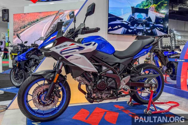 Suzuki SV-7GX dipertonton di KLIMS – motosikal touring enjin v-twin 645 cc, quickshifter, tiga mod