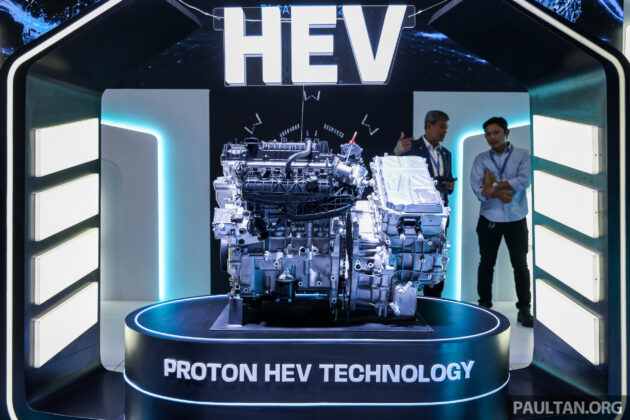 Proton tunjuk sekali lagi sistem hibrid HEV di GATE 2026 – bakal muncul pada model AMA02/Saga Cross