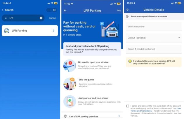 Touch n Go LPR Parking — pengesanan nombor plat di 140 lokasi, bayaran ditolak automatik dari TNG eWallet