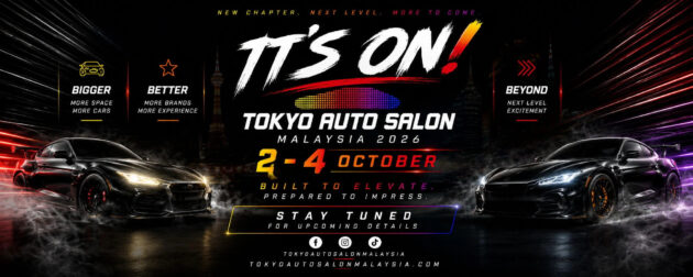 Tokyo Auto Salon Malaysia akan berlangsung 2-4 Okt 2026; festival lebih besar dalam dan luar dewan MAEPS!