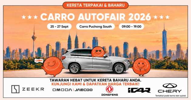 Carro Autofair 2026 bermula hari ini di Puchong South – tawaran terbaik Zeekr, Omoda Jaecoo, iCaur, Chery