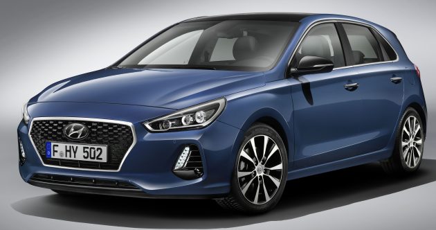 2020 Hyundai i30 小改款预告图释出,日内瓦车展首发