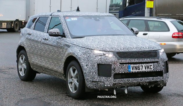 下一代 Range Rover Evoque 欧洲谍照曝光, 预计今年面世