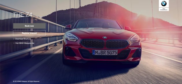 全新一代 G29 BMW Z4 正式开放预订,预售价RM460k