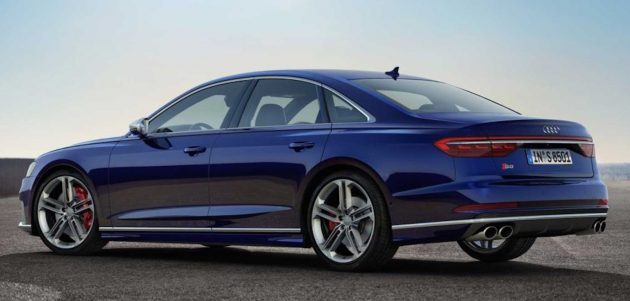 全新 Audi S8 官图对外发布, V8轻混动引擎, 563匹马力