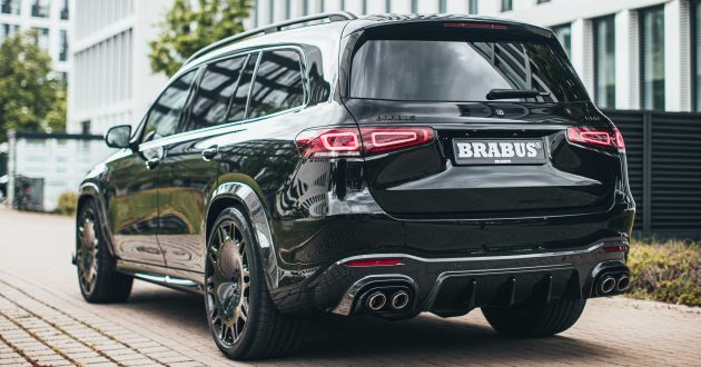 Brabus 800 全球首发, Mercedes-AMG GLS 63 终极强化版, 4.0L V8 800hp/1,000Nm, 3.8秒破百, 24寸巨型轮圈