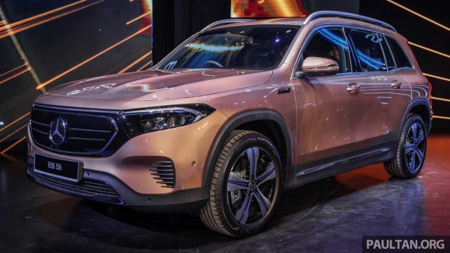 Mercedes-Benz EQB350 4Matic 纯电SUV本地上市, 预估价33万, 292匹马力/520Nm扭力, 6.2秒破百, 续航423公里