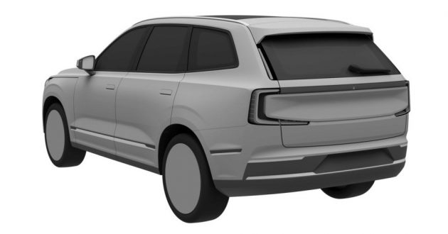 Volvo EX90 EV 再现预告, 内装采环保材质, 11月9日亮相