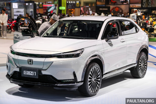Honda e:N1 EV 亮相曼谷车展, 纯电版本的 Honda HR-V, 续航里程500公里, 45分钟充电至80%, 在泰国组装生产