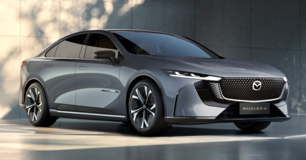 Mazda EZ-6 中国正式开卖, 同时提供油电增程版与纯电动版本, 尺码比 Mazda 6 更大, 售价介于8.6万到11.1万令吉