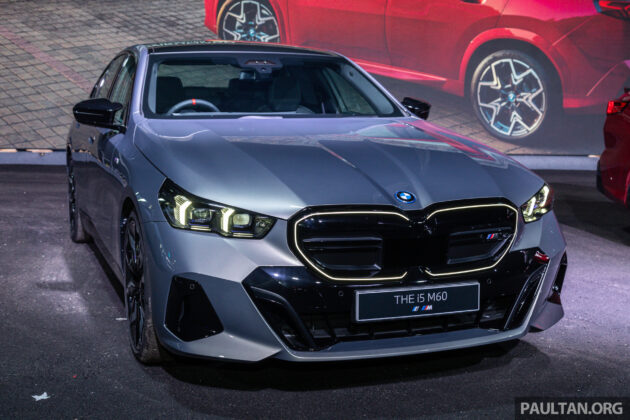 BMW i5 M60 xDrive 高性能纯电动四门房车来马, 3.8秒破百, 极速230km/h, 续航里程516公里, 开放接单价48万令吉