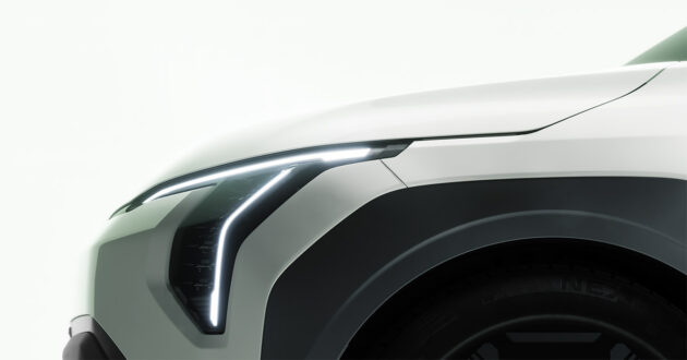 原厂发 Kia EV3 预告, 定位入门纯电SUV, 本月尾全球首发