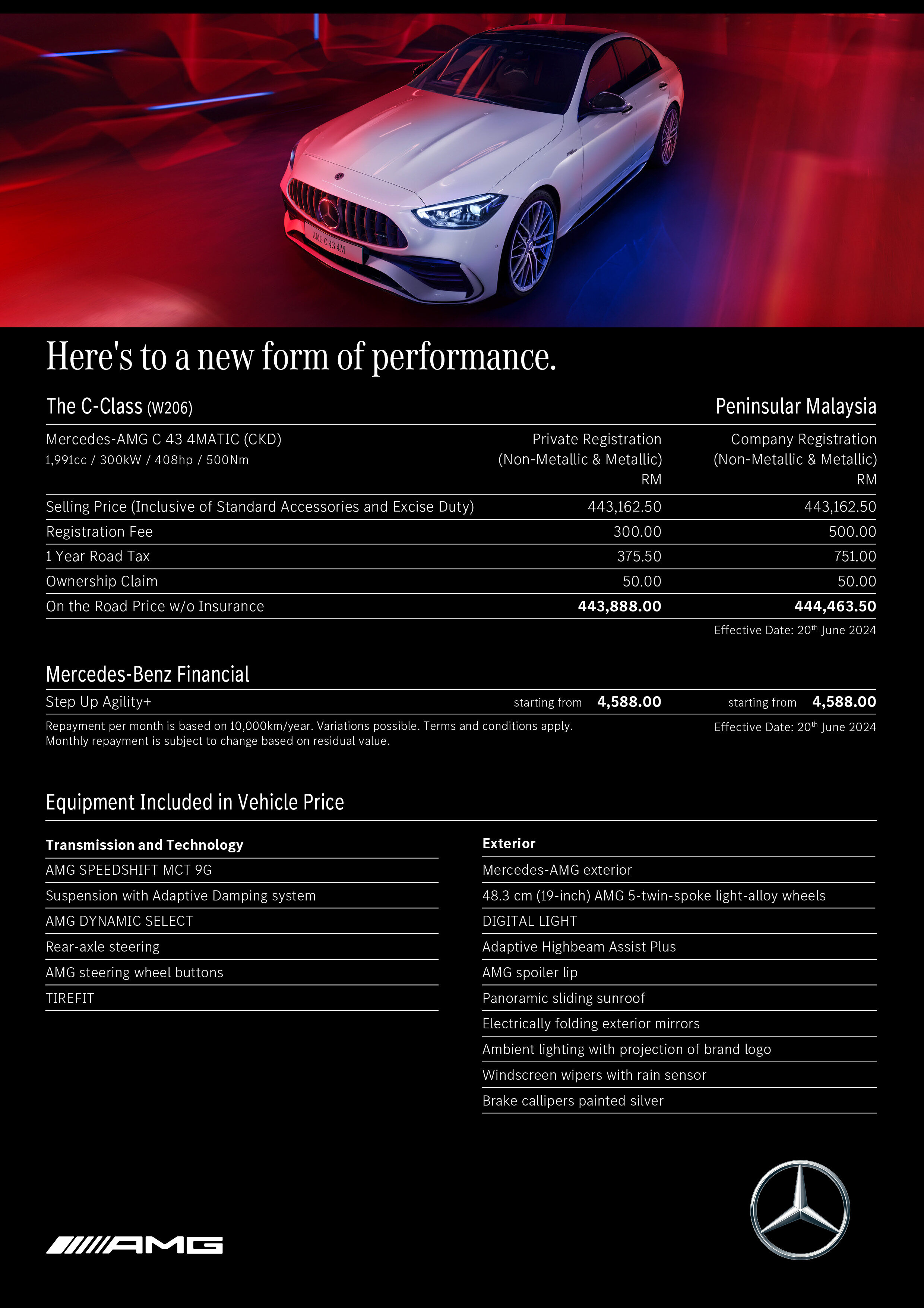 W206 Mercedes-AMG C 43 本地正式开卖!售价RM444k