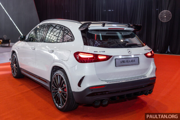 2024 H247 Mercedes-AMG GLA 45S 4Matic+ 小改款本地上市, 2.0L四缸涡轮引擎+四驱系统 4.3秒破百, 要价54万