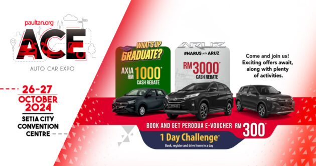 ACE 2024: 黑色 Perodua Aruz 公开亮相, 现场订车享折扣