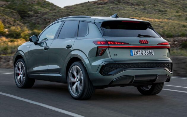 2026 Audi Q3 大改款全球首发, 全新外观与内装设计, 同时有传统内燃式引擎与PHEV版本可选, 纯电里程可达119公里