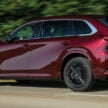 2025 Mazda CX-80 2.5G PHEV AWD 本地发布, 搭载2.5L PHEV混动系统, 综合油耗1.6L/100km, 售价33.16万令吉