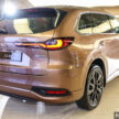 2025 Mazda CX-80 2.5G PHEV AWD 本地发布, 搭载2.5L PHEV混动系统, 综合油耗1.6L/100km, 售价33.16万令吉
