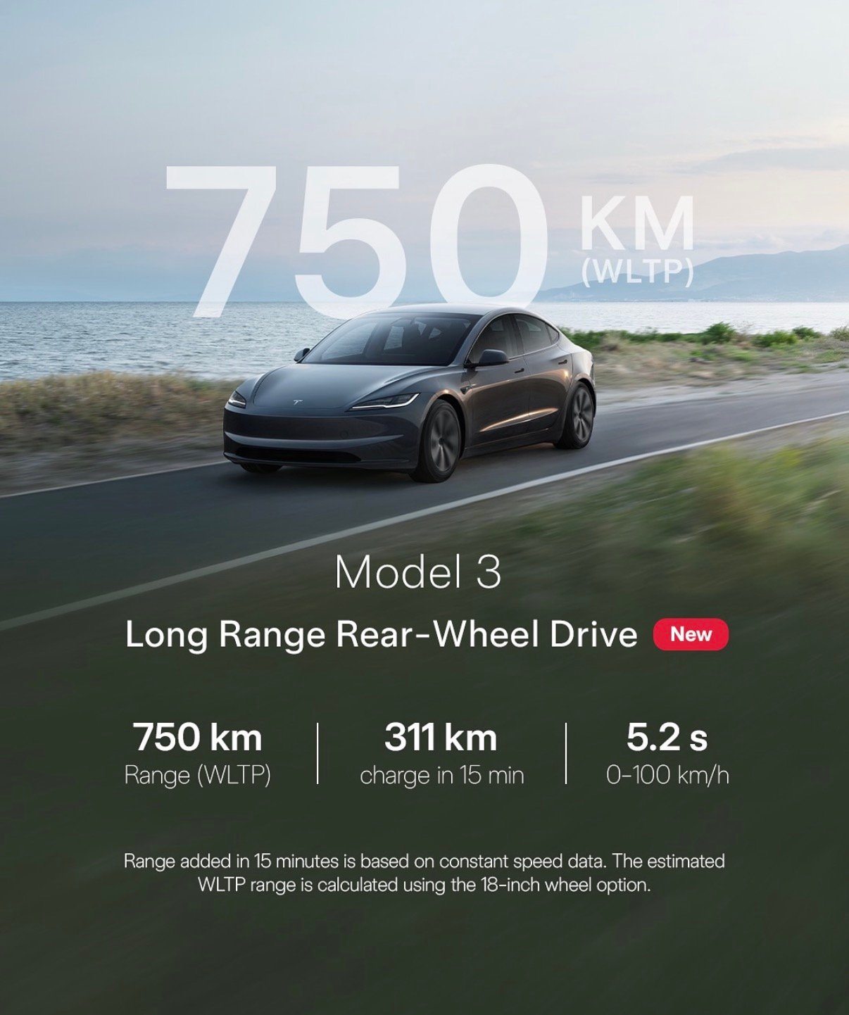 扩充车系阵容！Tesla Model 3 Long Range RWD 正式于本地开卖，WLTP 续航里程高达750公里，售价RM185k起