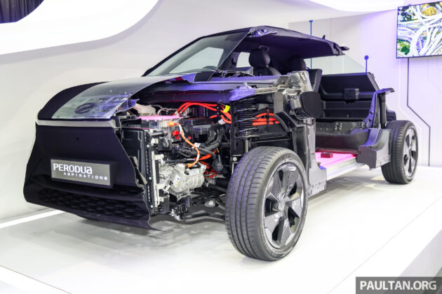 Perodua QV-E 概念车再次亮相, 电池容量52.5kWh, 原厂曾宣称续航里程可达410公里, 7秒内破百, 极速可达160km/h