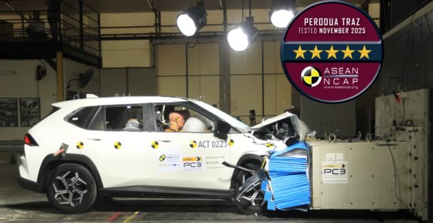 2026 Perodua Traz ASEAN NCAP 撞击测试获得5星评价