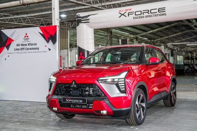 Mitsubishi Xforce 已在本地开始组装量产, 首辆新车已正式下线, 本周将开启预购, 搭载1.5L NA汽油引擎+CVT变速箱