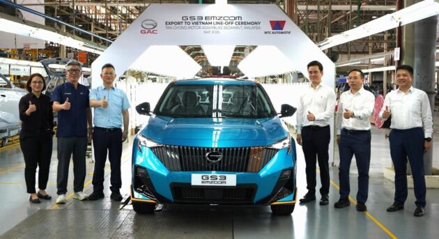 本地组装的 GAC GS3 Emzoom 左舵版开始出口越南市场
