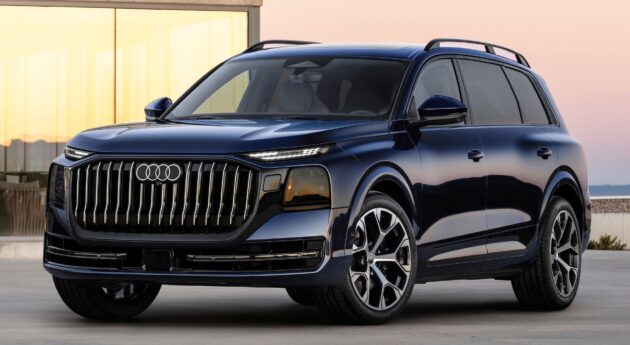 Audi Q9 全球首发, 品牌旗舰SUV, 间接取代 Audi A8 停产后留下的旗舰位置, BMW X7 与 Mercedes-Benz GLS 同级对手