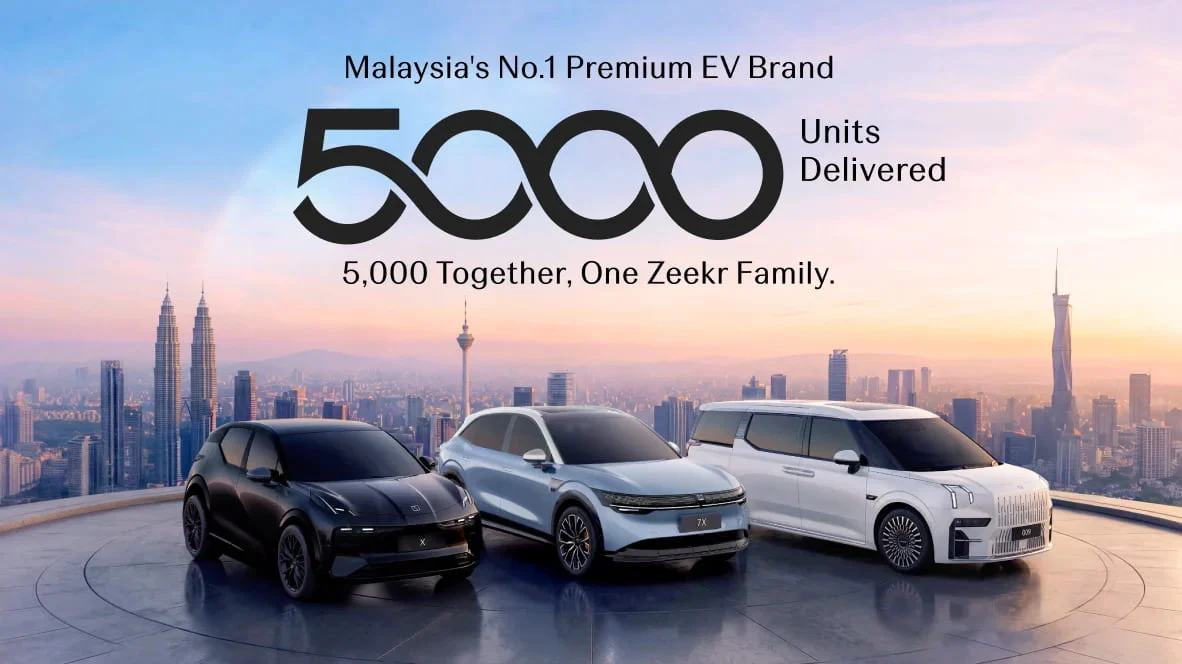 Zeekr Malaysia 进驻大马未满2年累计交付量破5,000辆!庆祝新里程碑推出8年延长质保配套,现车主可在9月30日前购买