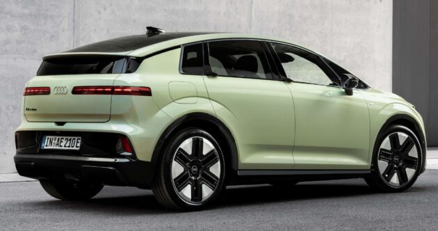 Audi A2 e-tron 全球首发, 品牌最入门、能耗表现最佳的纯电动车, 续航里程可达646公里, 最快5.7秒破百, 193kW DC快充