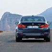 BMW F30 3 Series unveiled: four engines at launch, three equipment lines, market debut in Feb 2012