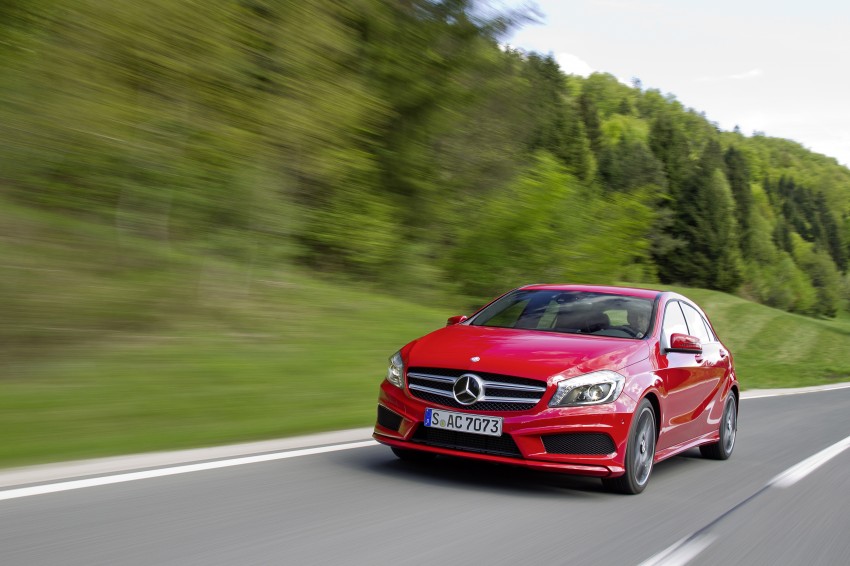 DRIVEN: W176 Mercedes-Benz A-Class – we sample the A200, A250 and A250 Sport in Slovenia 121755