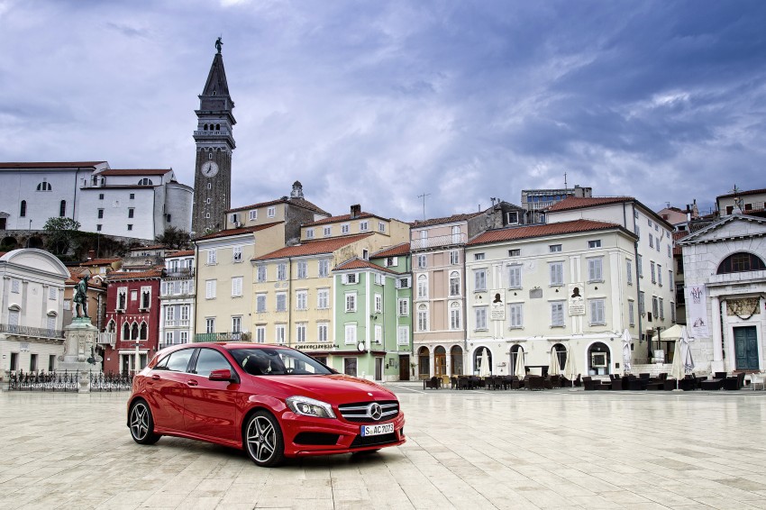 DRIVEN: W176 Mercedes-Benz A-Class – we sample the A200, A250 and A250 Sport in Slovenia 121756