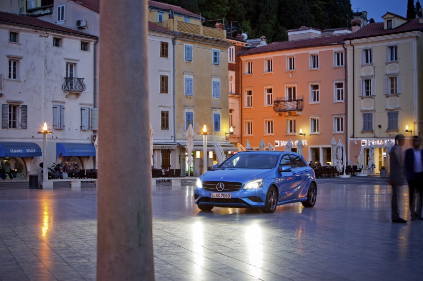 DRIVEN: W176 Mercedes-Benz A-Class – we sample the A200, A250 and A250 Sport in Slovenia 121778