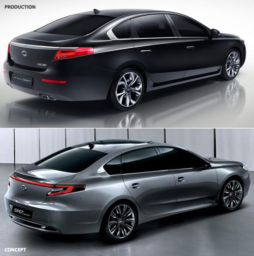 Renault Samsung SM7 based on Nissan Teana unveiled