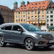 European-spec fourth-generation Honda CR-V detailed