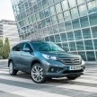 European-spec fourth-generation Honda CR-V detailed
