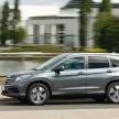 European-spec fourth-generation Honda CR-V detailed