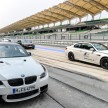 BMW M5 and M3 Coupe driven on track at the BMW M Track Experience Asia 2012, Sepang