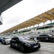 BMW M5 and M3 Coupe driven on track at the BMW M Track Experience Asia 2012, Sepang