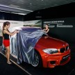 BMW M5 and M3 Coupe driven on track at the BMW M Track Experience Asia 2012, Sepang
