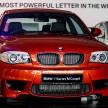 BMW M5 and M3 Coupe driven on track at the BMW M Track Experience Asia 2012, Sepang