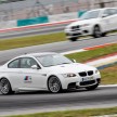 BMW M5 and M3 Coupe driven on track at the BMW M Track Experience Asia 2012, Sepang