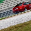 BMW M5 and M3 Coupe driven on track at the BMW M Track Experience Asia 2012, Sepang