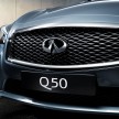 Infiniti Q50 and Q50 Hybrid unveiled at Detroit 2013