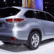 2014 Toyota Highlander – third-gen SUV debuts in NYC