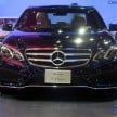 W212 Mercedes-Benz E-Class facelift at Bangkok show