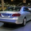 W212 Mercedes-Benz E-Class facelift at Bangkok show