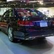 W212 Mercedes-Benz E-Class facelift at Bangkok show