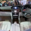 W212 Mercedes-Benz E-Class facelift at Bangkok show